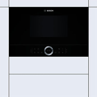 Bosch Serie 8 BFL634GB1B Built-In Microwave, Black Bosch Serie 8 BFL634GB1B Built-In Microwave, Black